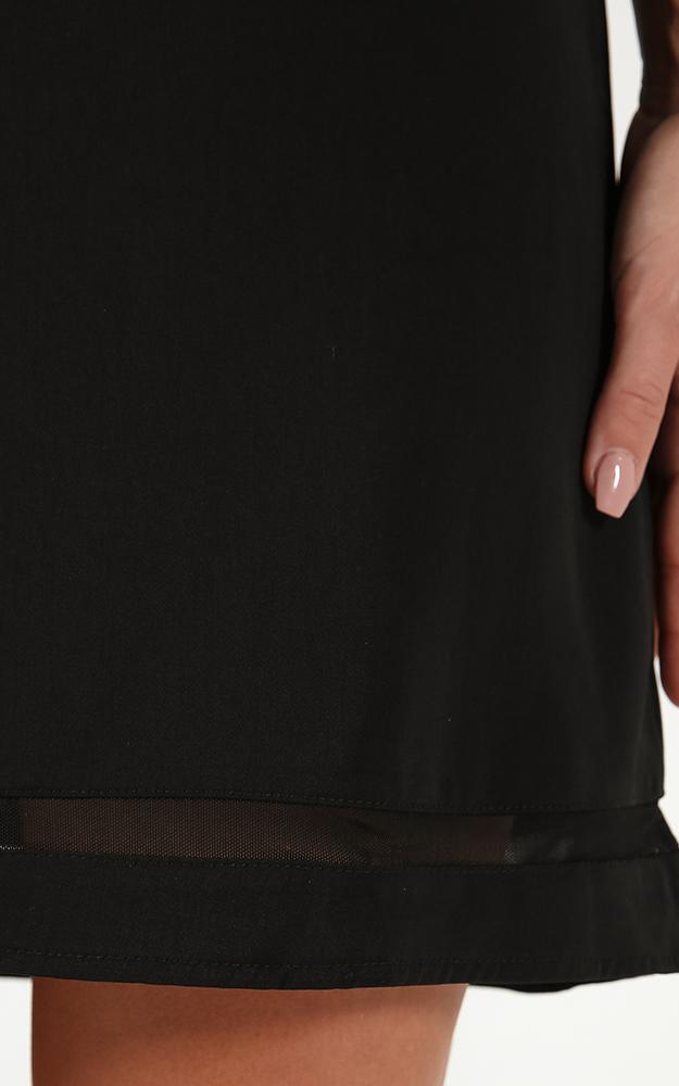 Miss Independent Dress In  Black