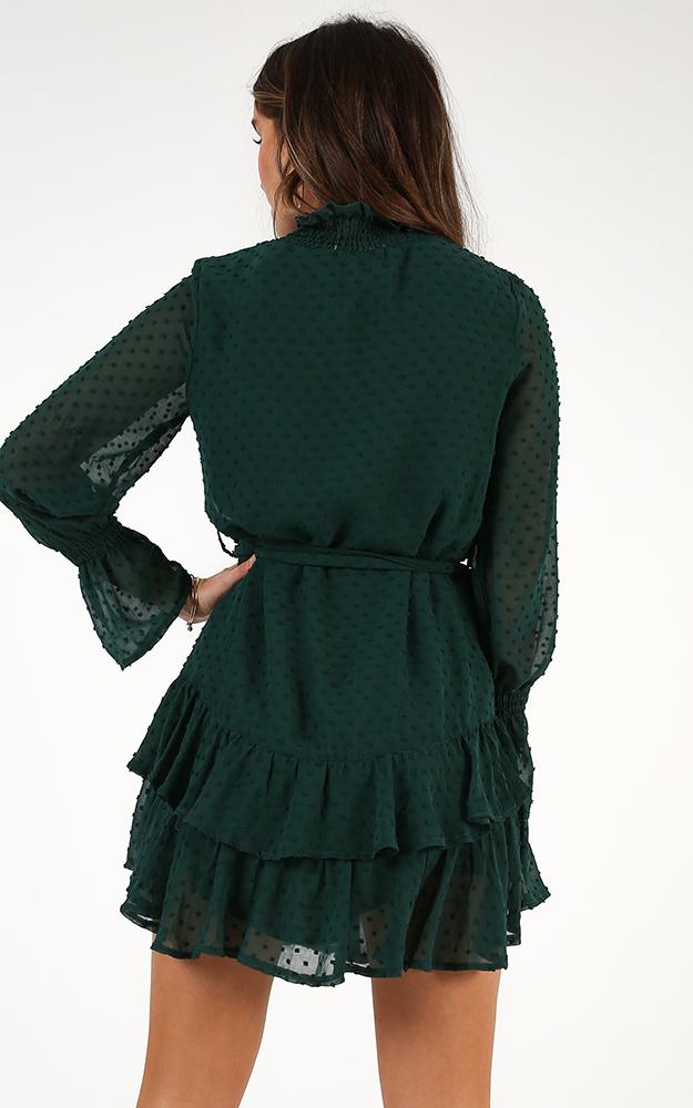 Could You Tell Dress In Forest Green