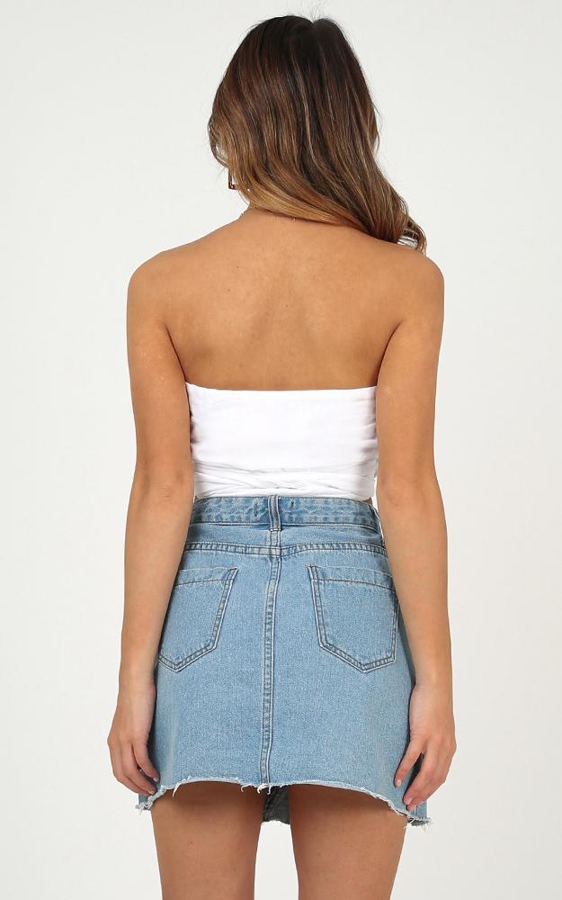 Up And Down Top In White