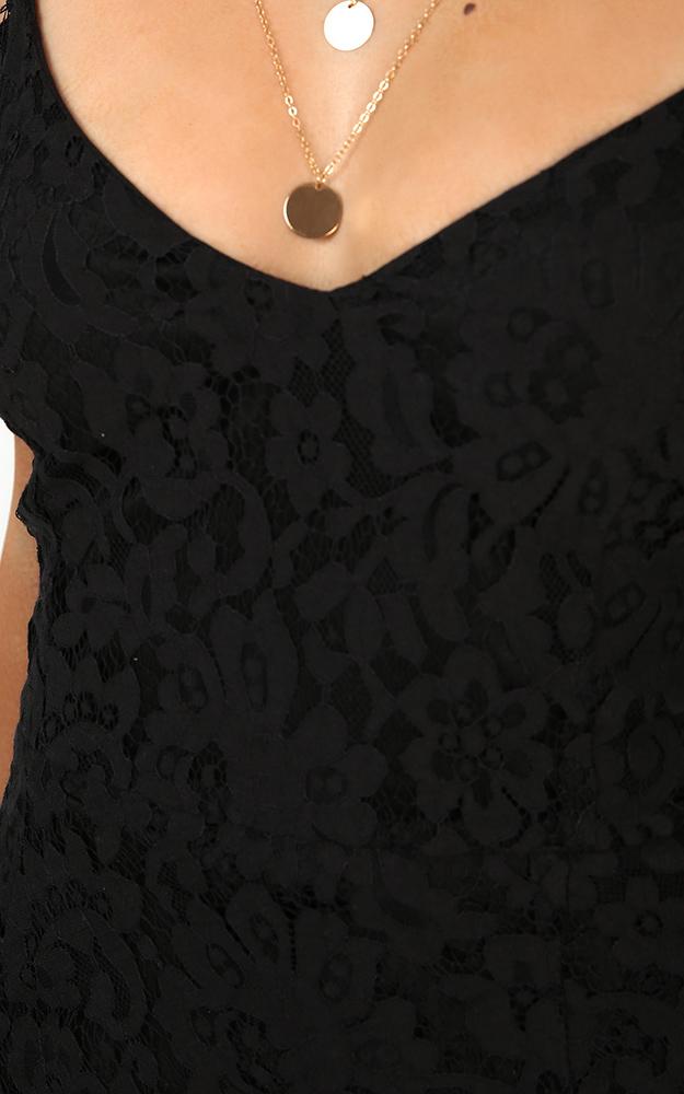 Momentum Dress In Black Lace
