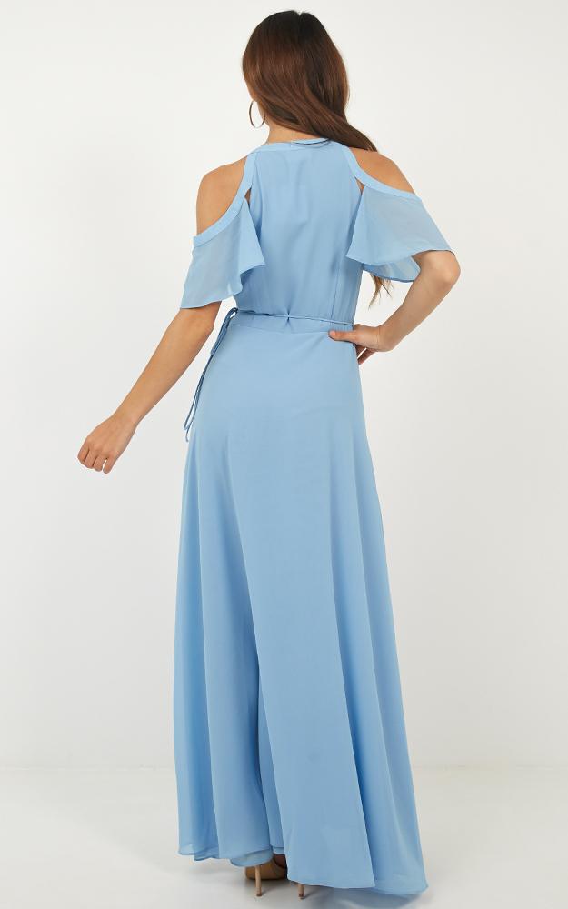 Give You My All Dress In Cornflower Blue