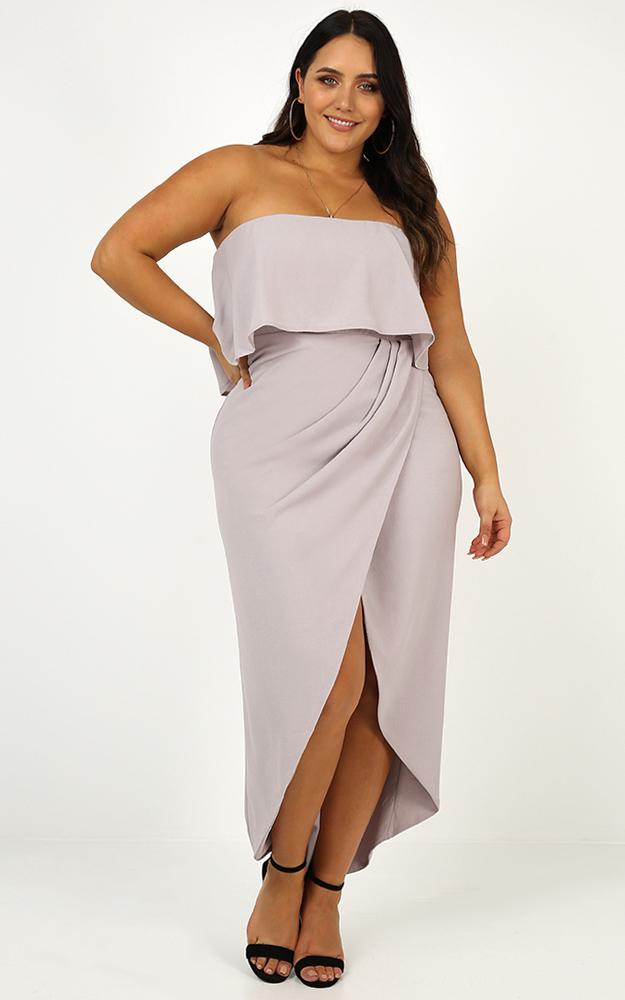 With Flying Colours Dress In Grey