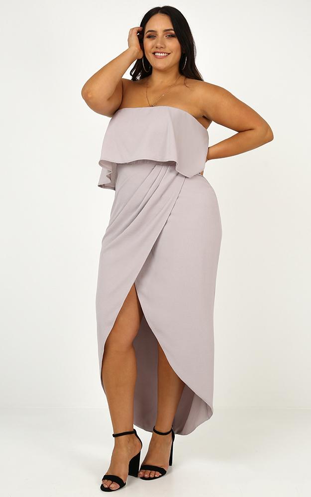 With Flying Colours Dress In Grey