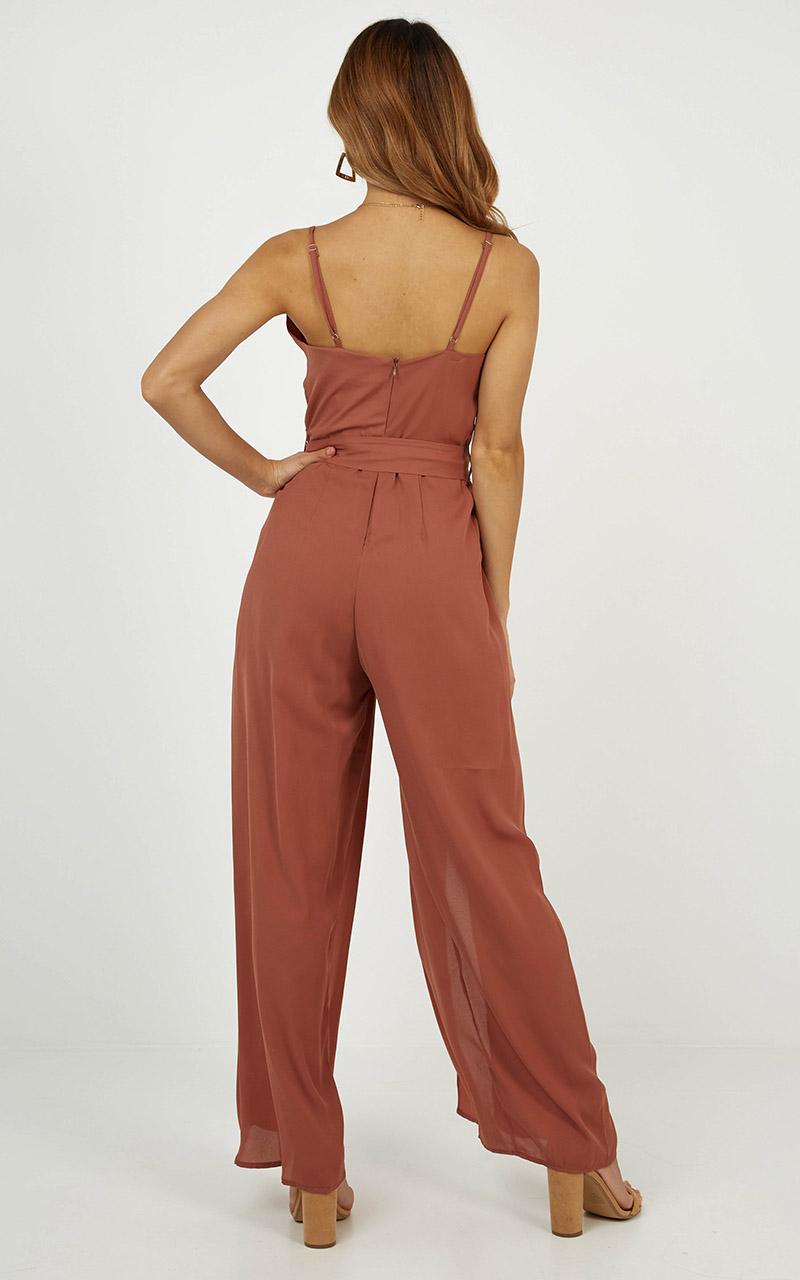 Never Love Me Jumpsuit In Plum