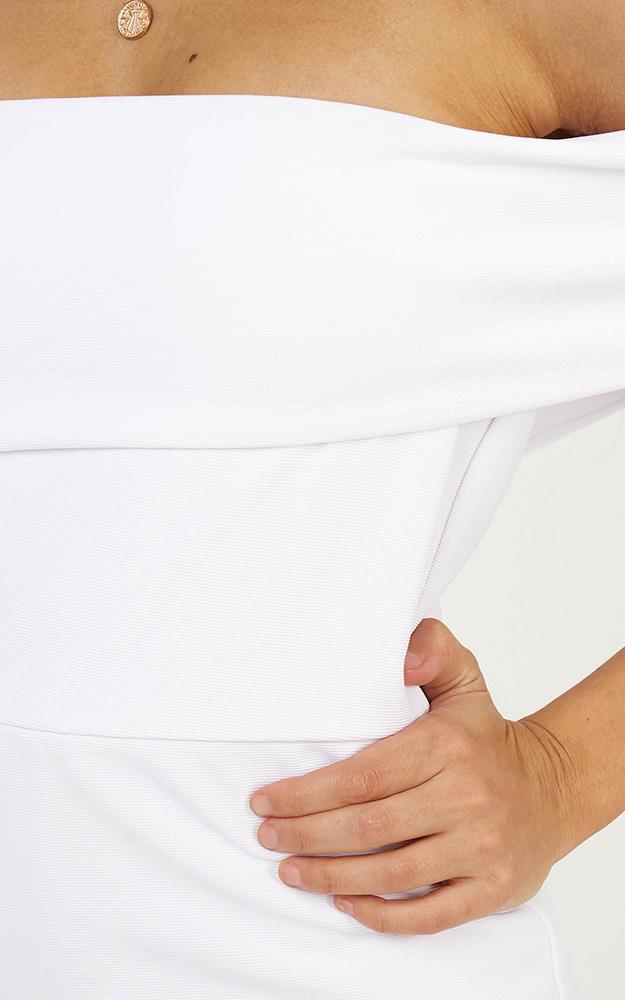 Glamour Girl Maxi Dress in White