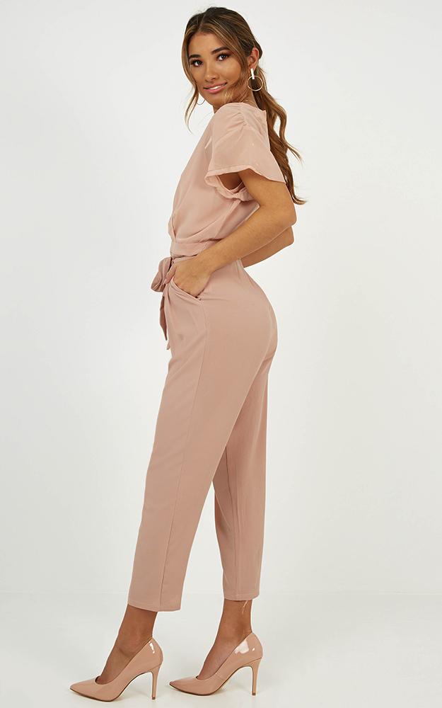 No Limits Jumpsuit In Mocha