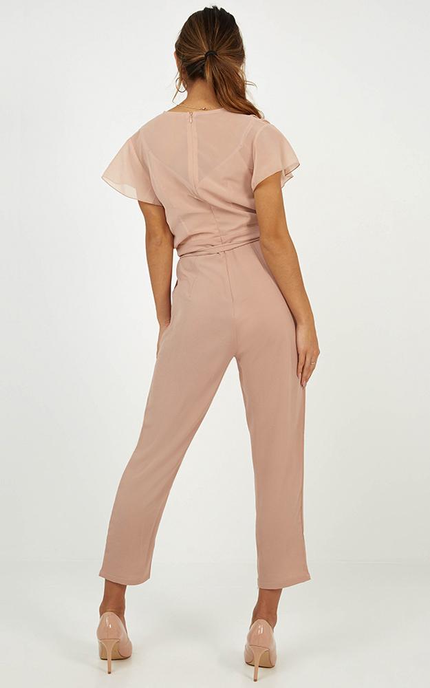 No Limits Jumpsuit In Mocha