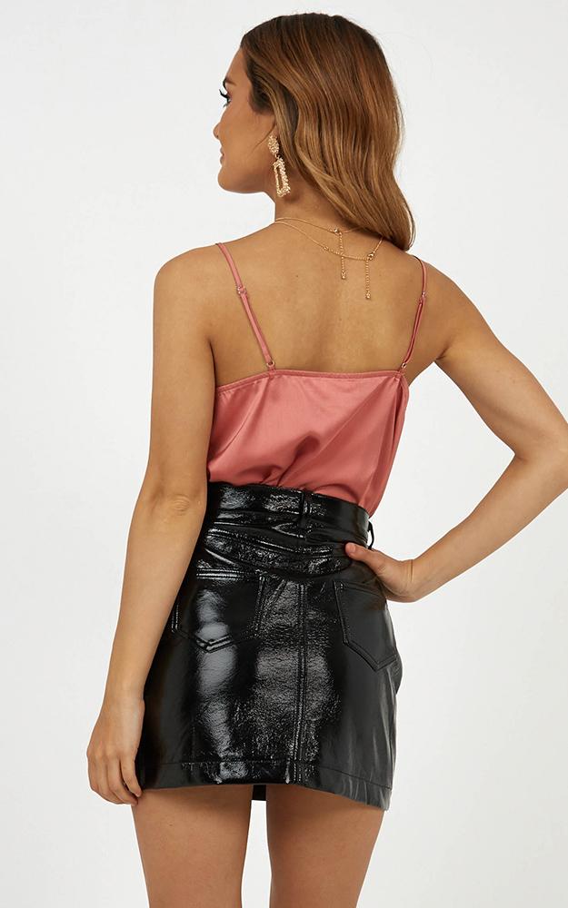 My Only Sunshine Top in Rose Satin