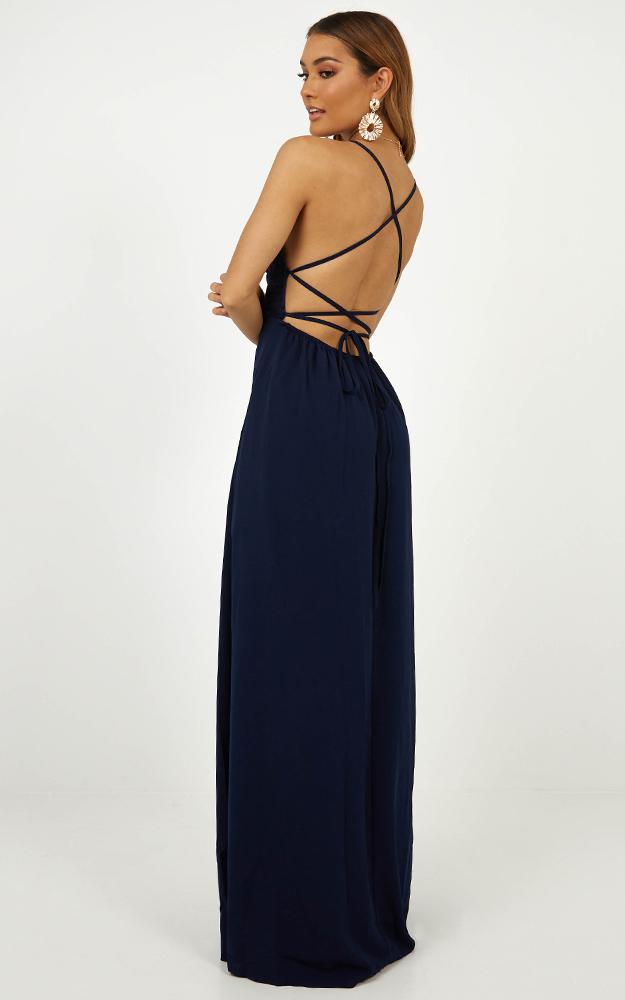 Running Free Maxi Dress in Navy