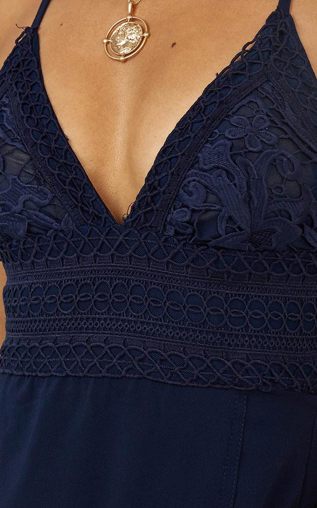 Running Free Maxi Dress in Navy