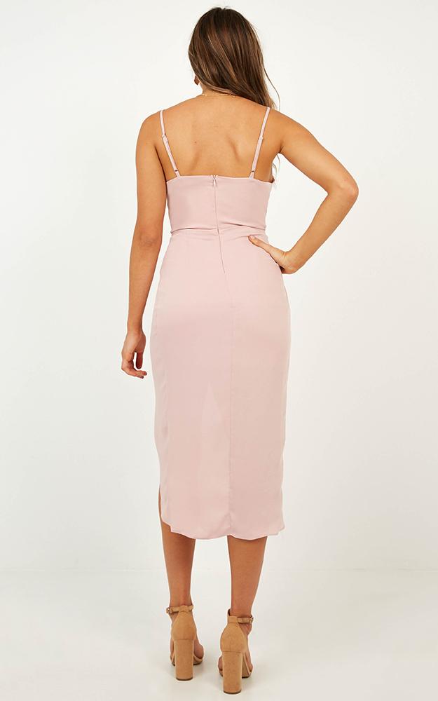 Cant Buy My Love Dress In Blush