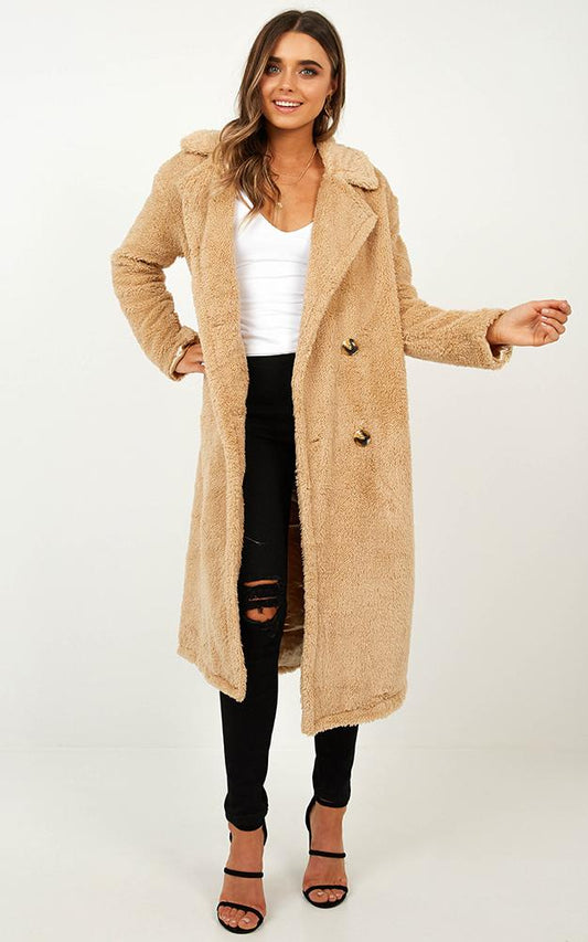 Bold Woman Coat In Cream