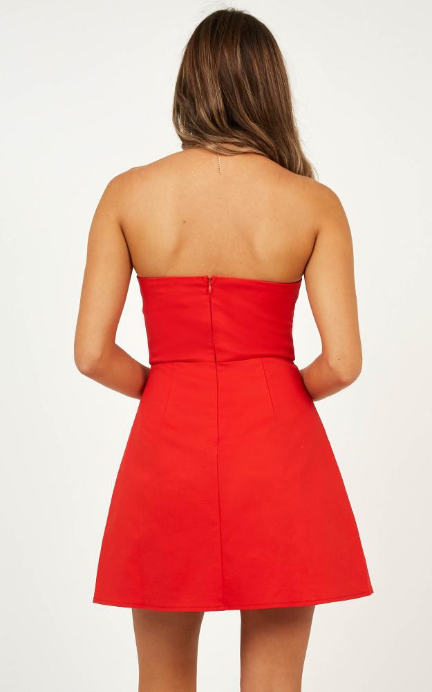 Cover Star Dress In Red