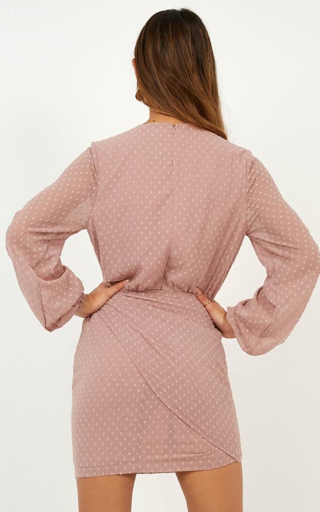 Head Above Water Dress In Blush