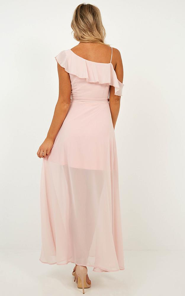 Luxury Life Maxi Dress In Blush