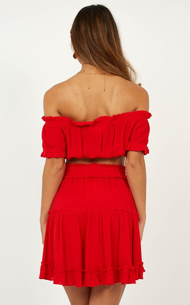 Nobody But You Two Piece Set In Red