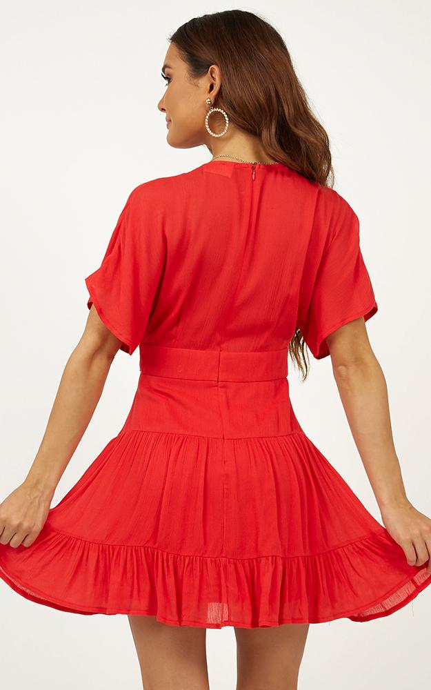 Little Girl Dress In Red