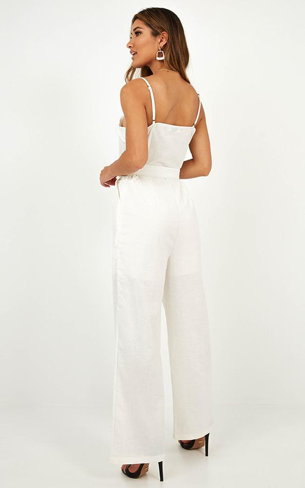 East Coast Jumpsuit In White