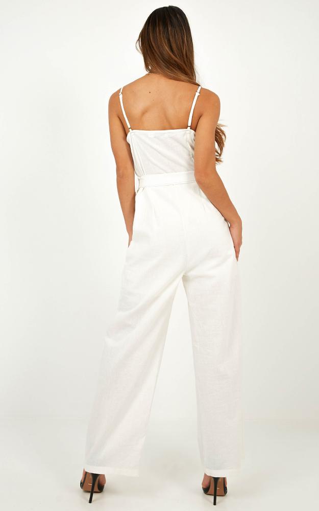 East Coast Jumpsuit In White