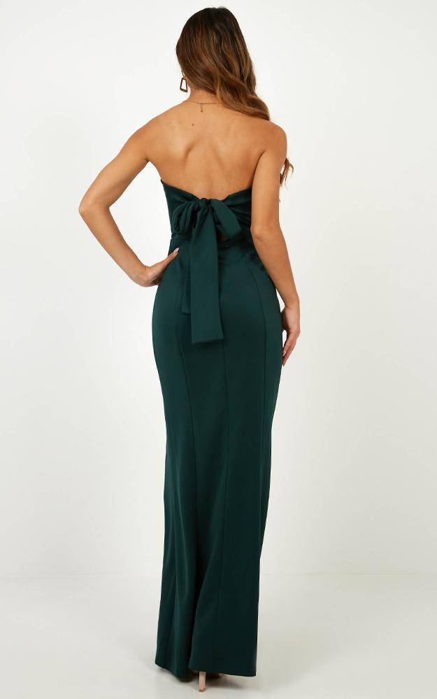 Look Sharp Dress In Emerald