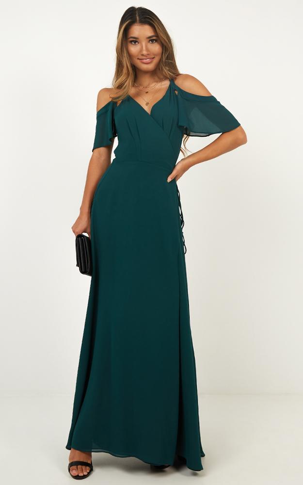 Give You My All Dress In Emerald
