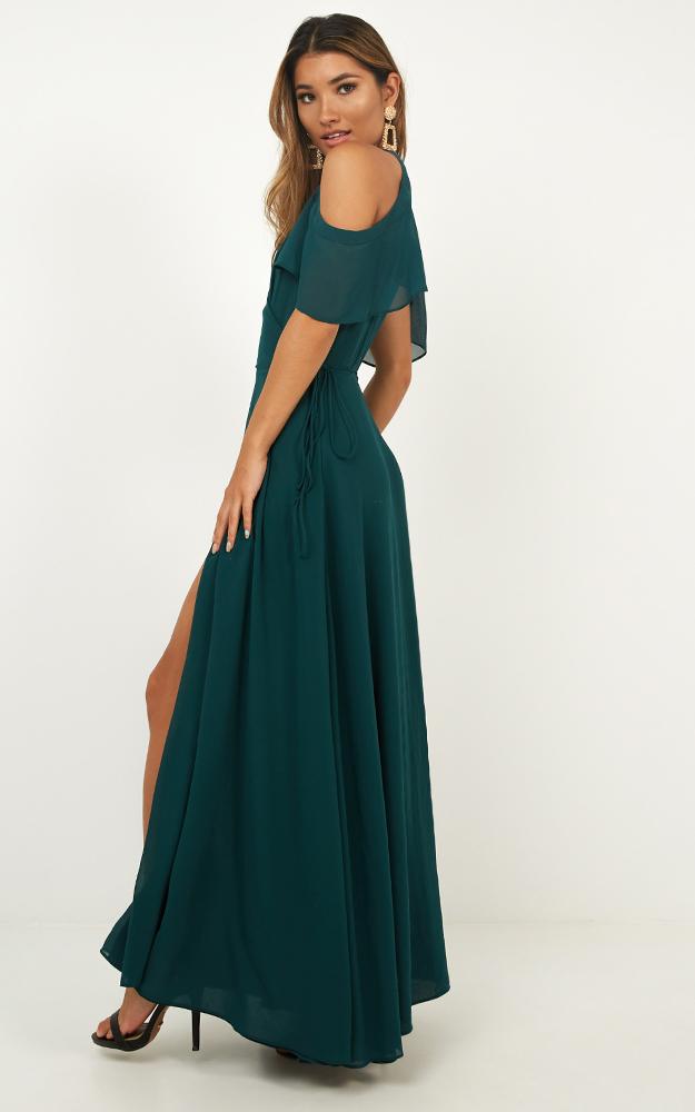 Give You My All Dress In Emerald