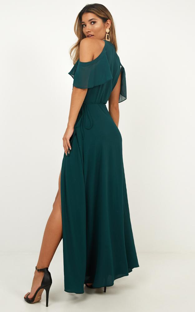 Give You My All Dress In Emerald