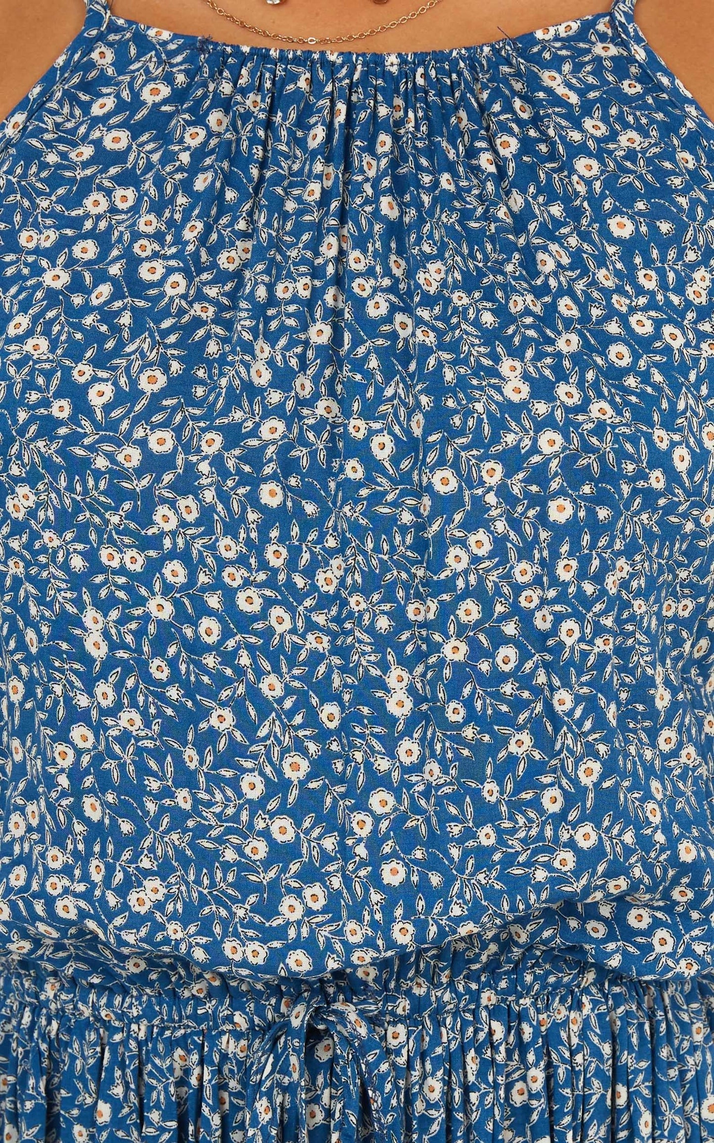 Shiloh Dress in Blue Floral