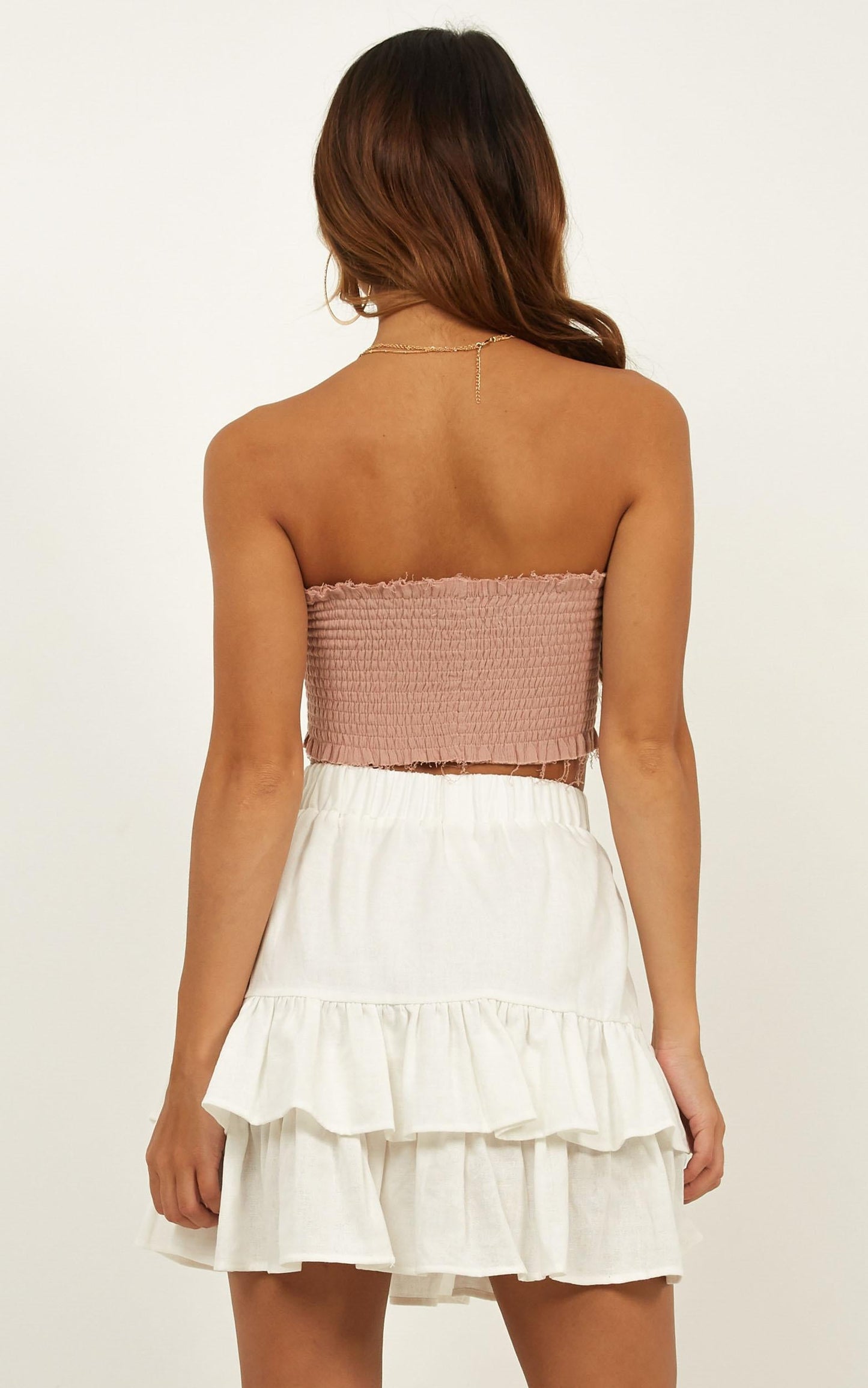Spiteful Mission Skirt In White