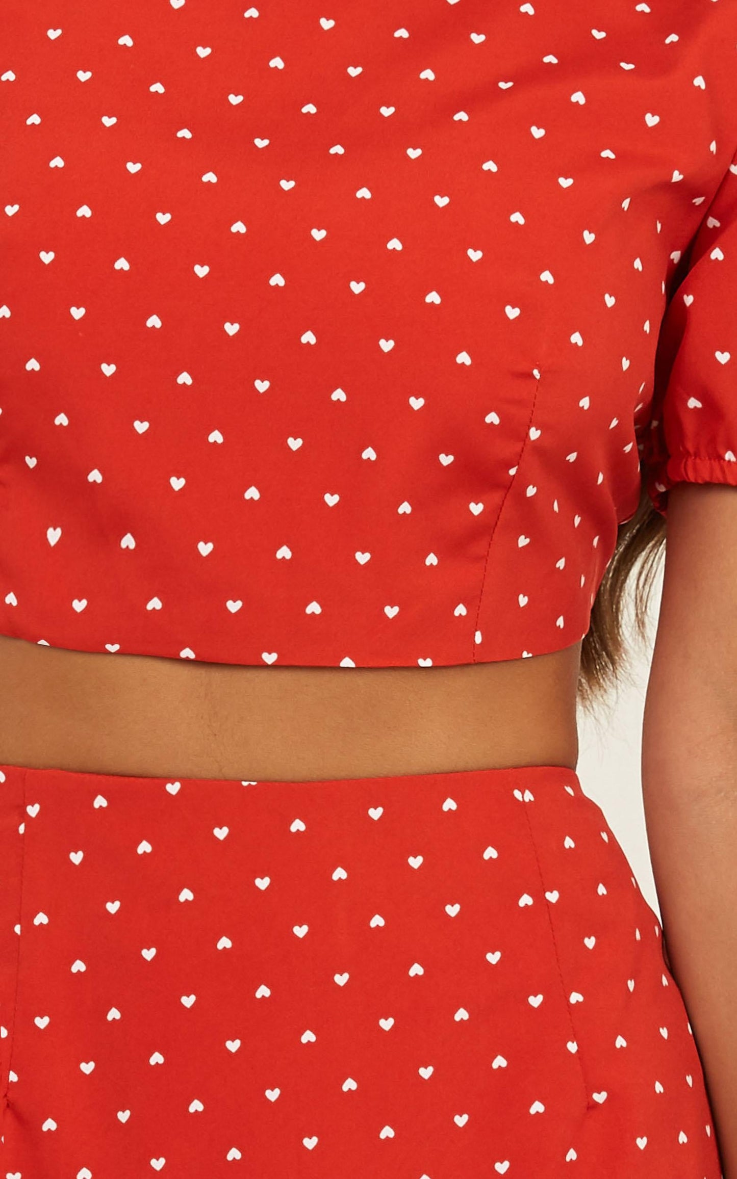 Summer Girl Two Piece Set In Red