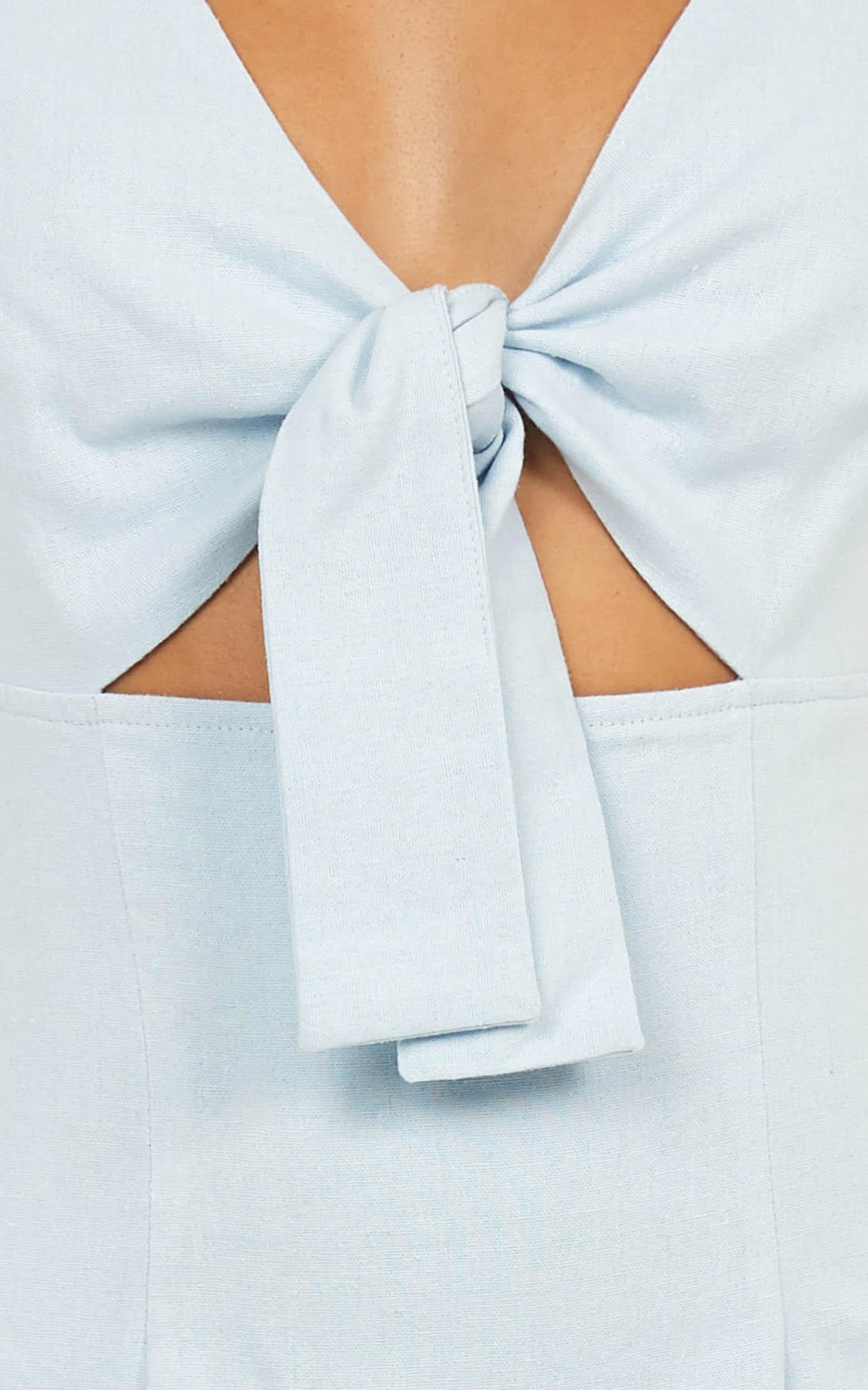 Solo Flyer Dress In Light Blue