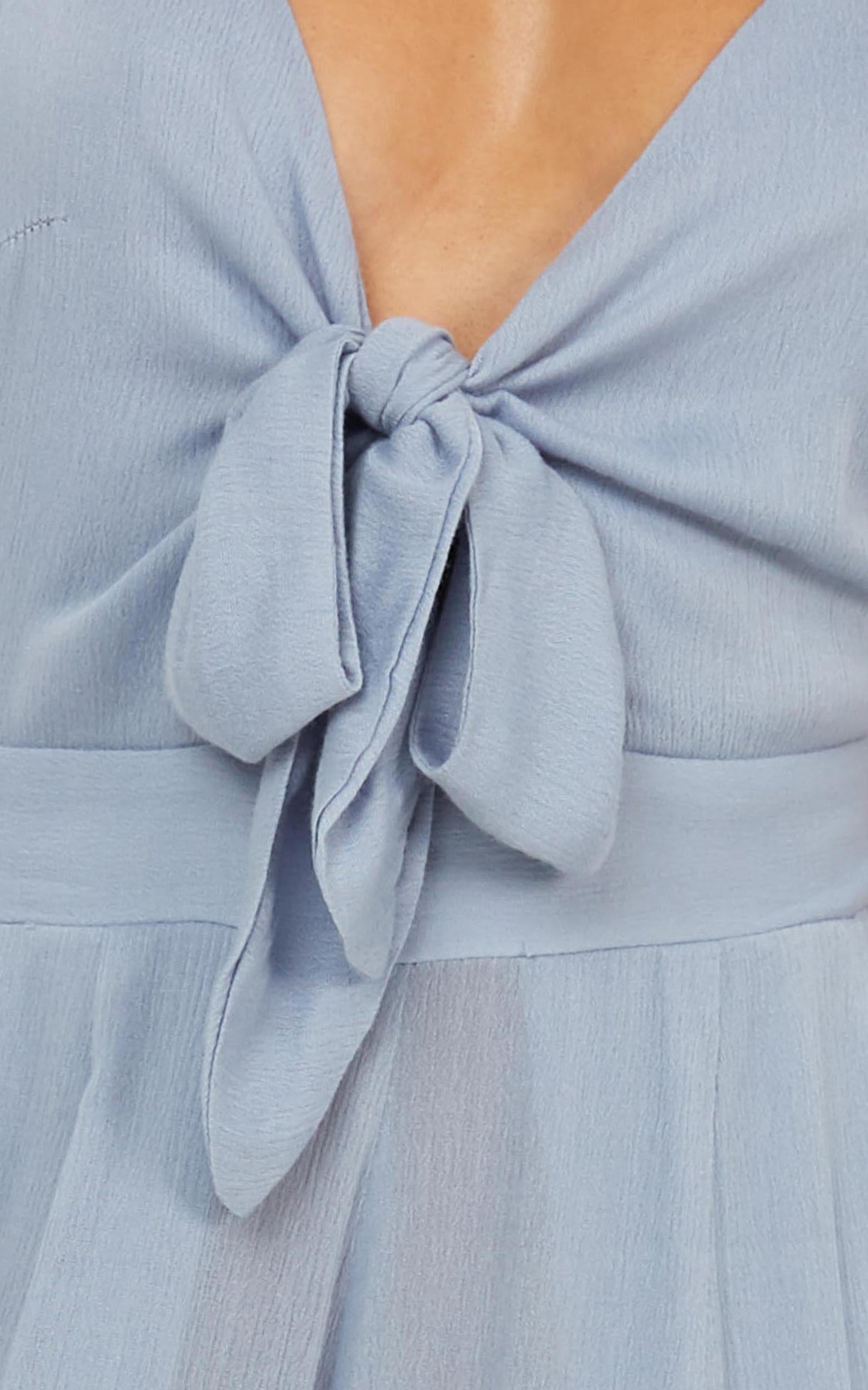 Renewed Jumpsuit in Blue Linen Look