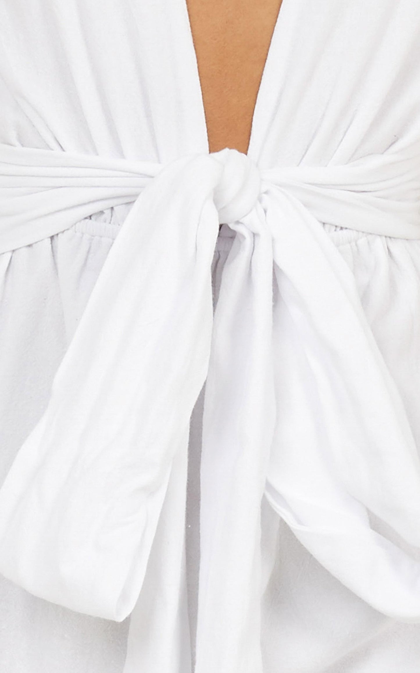 Slow Searching Dress In White