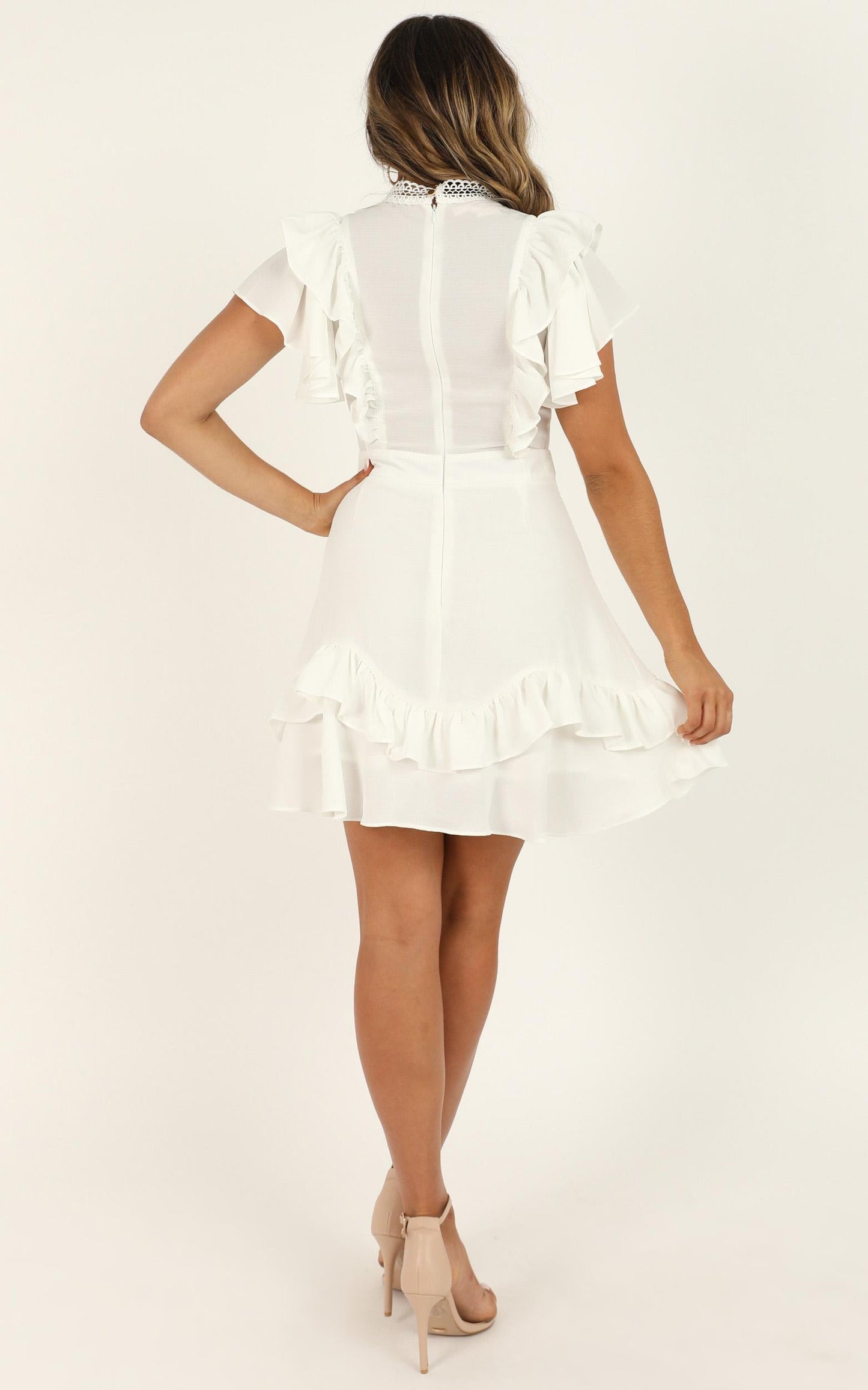 All the Love Dress In White