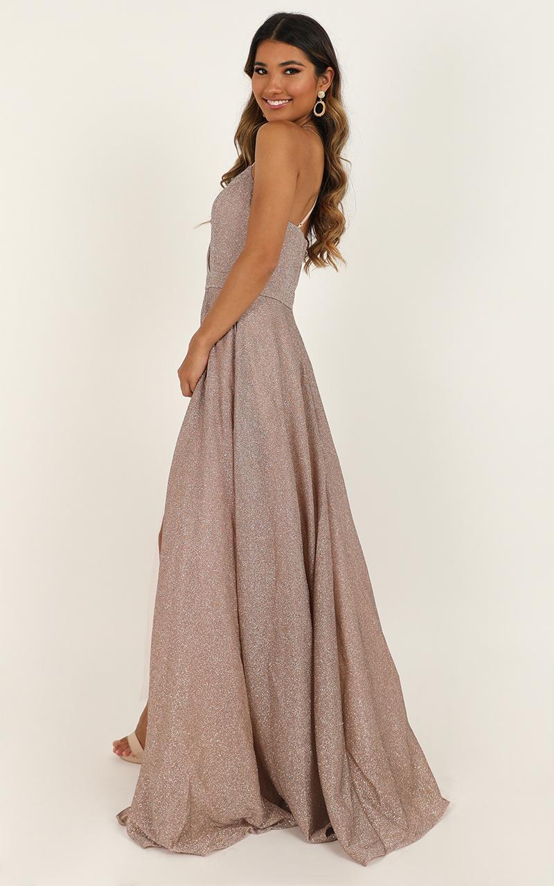 Climb A Mountain Maxi Dress In Blush