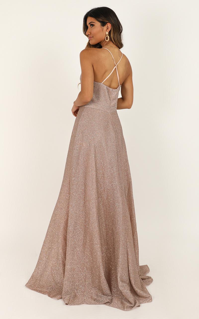 Climb A Mountain Maxi Dress In Blush