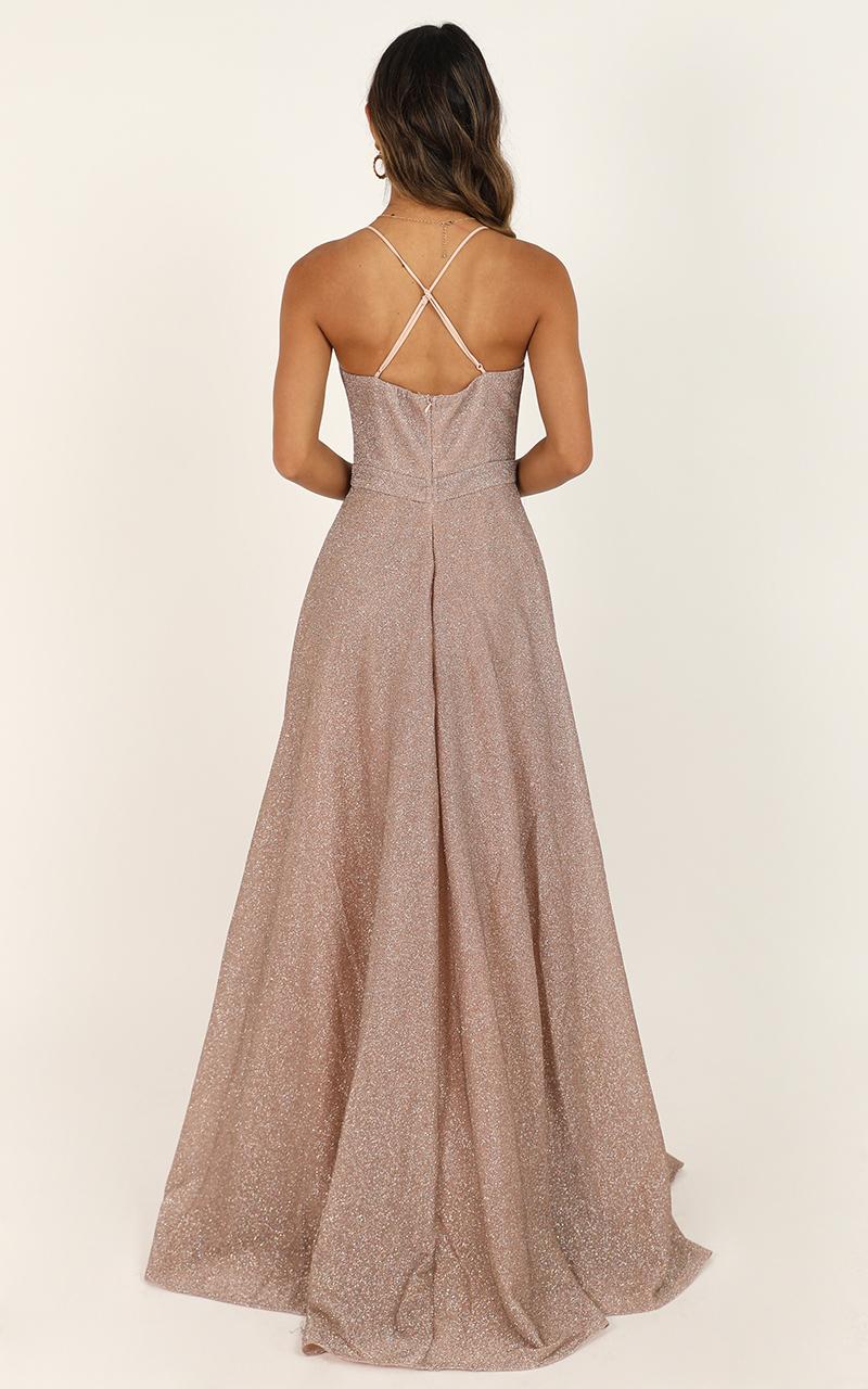 Climb A Mountain Maxi Dress In Blush