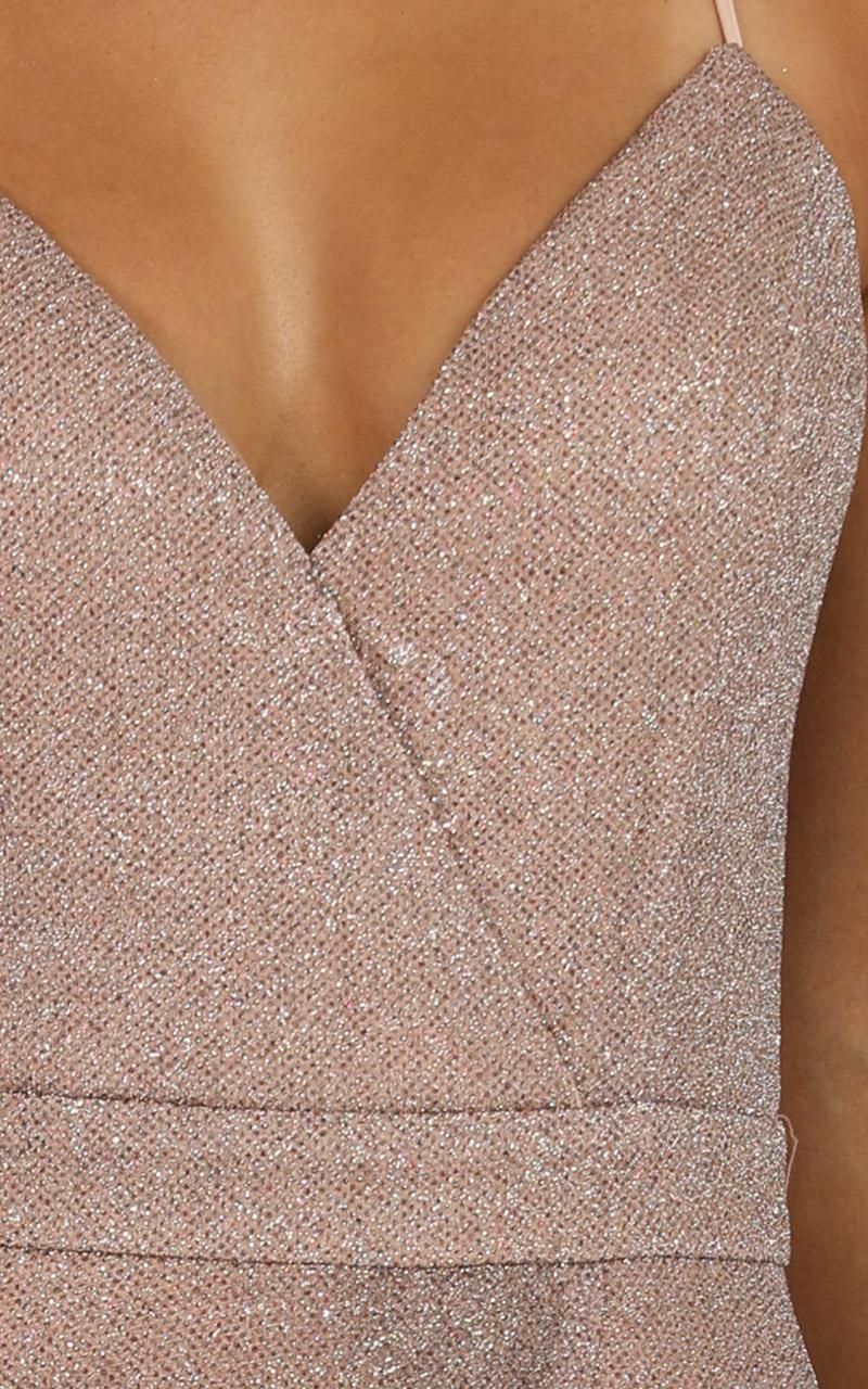 Climb A Mountain Maxi Dress In Blush