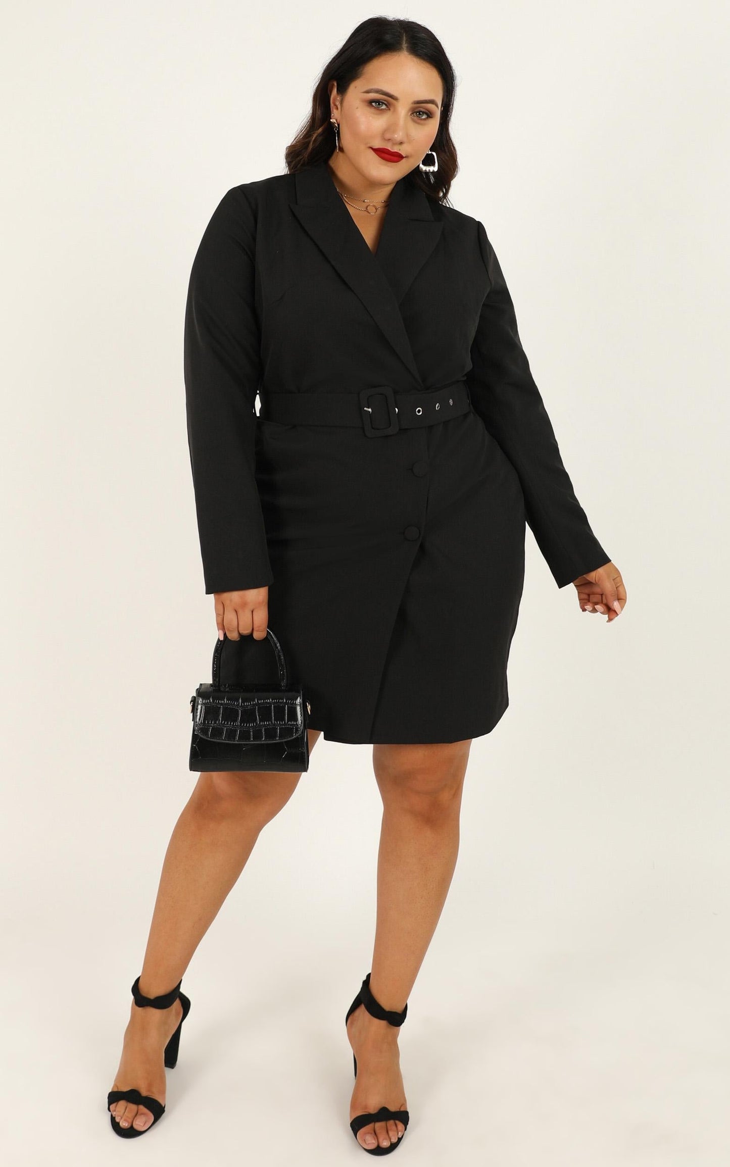 Building Willpower Dress In  Black