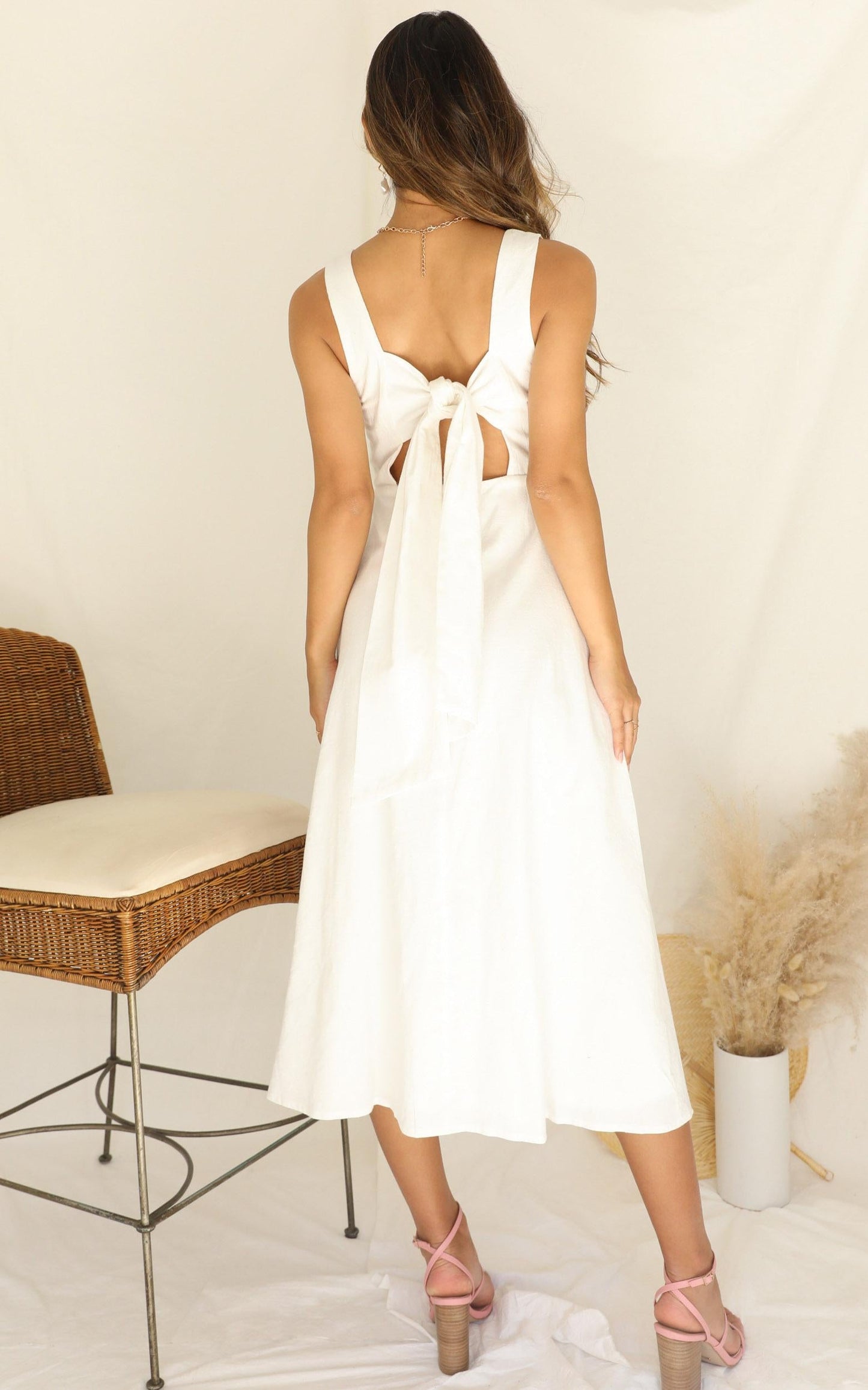 Circus Show Dress In White