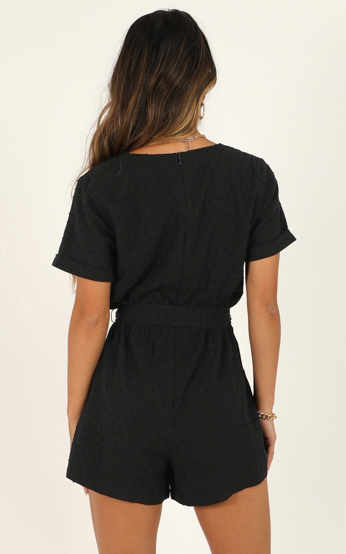 Northern Sun Playsuit in Black