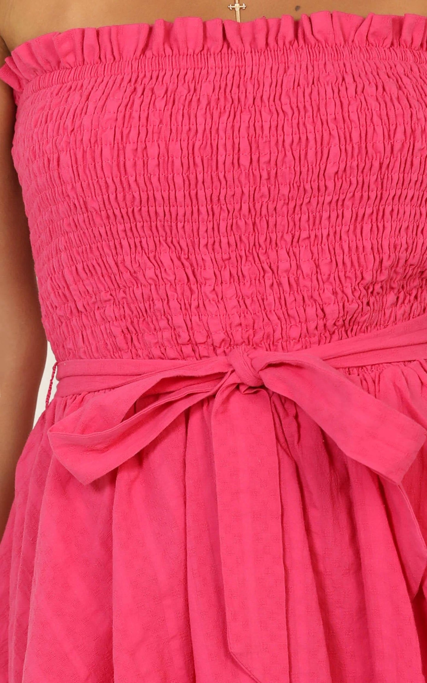 Mutual Love Playsuit in Hot Pink