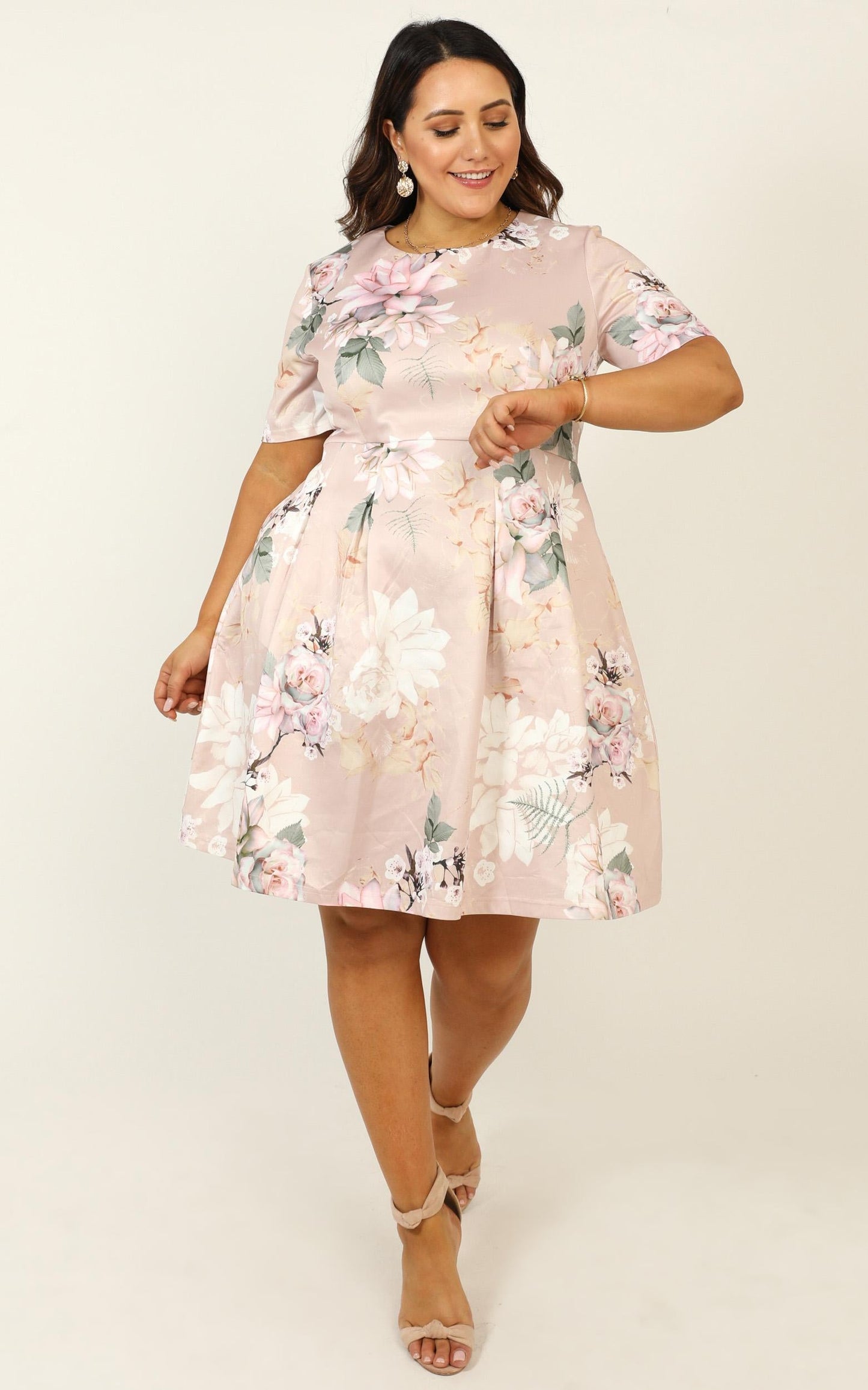 Meet The Parents Dress In Blush Floral