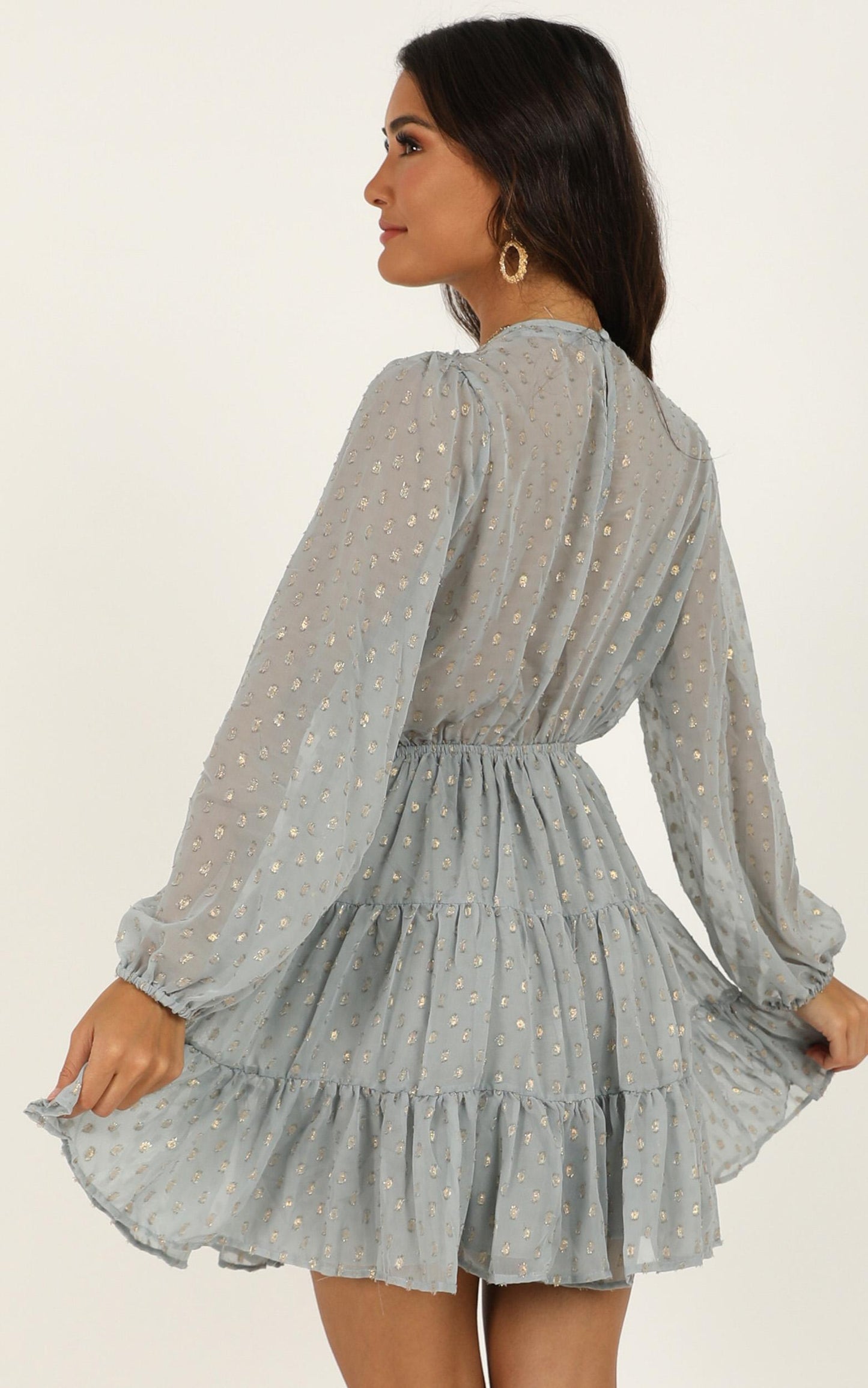 Steal The Scene Dress In Blue