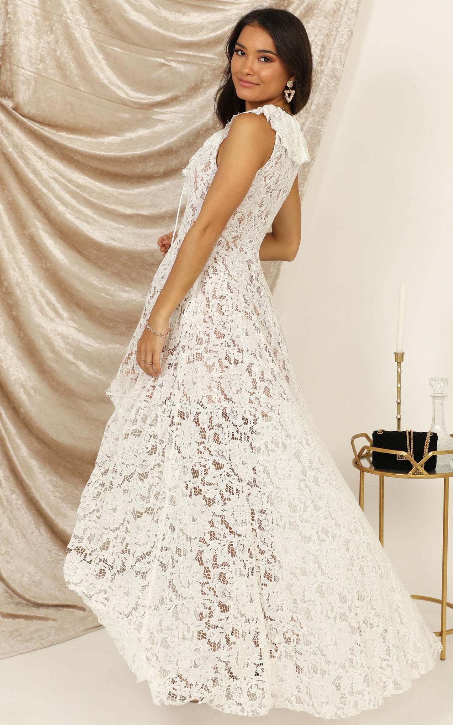 Better Off With You Dress In White Lace