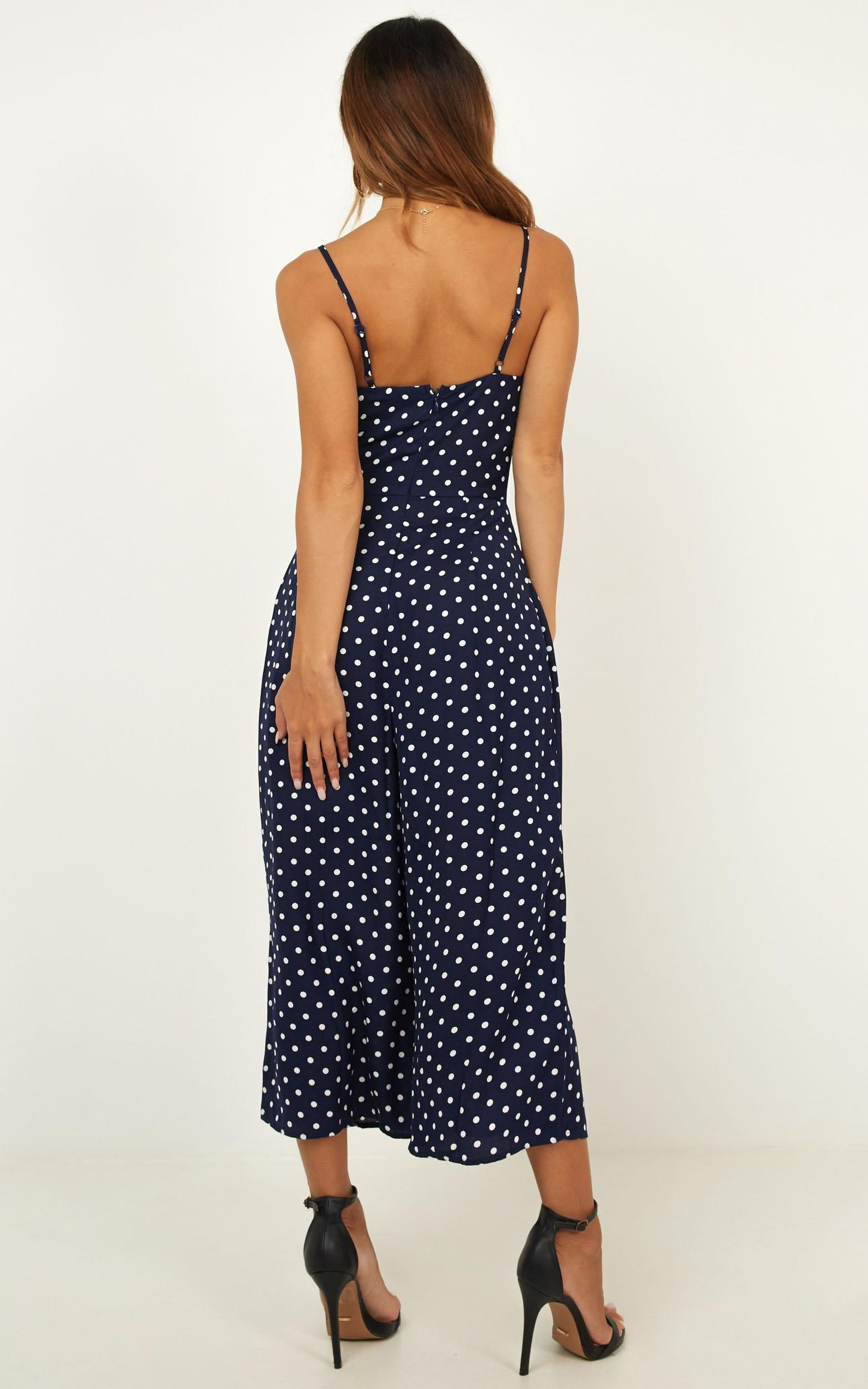 Dreamy Days Jumpsuit In Navy Spot
