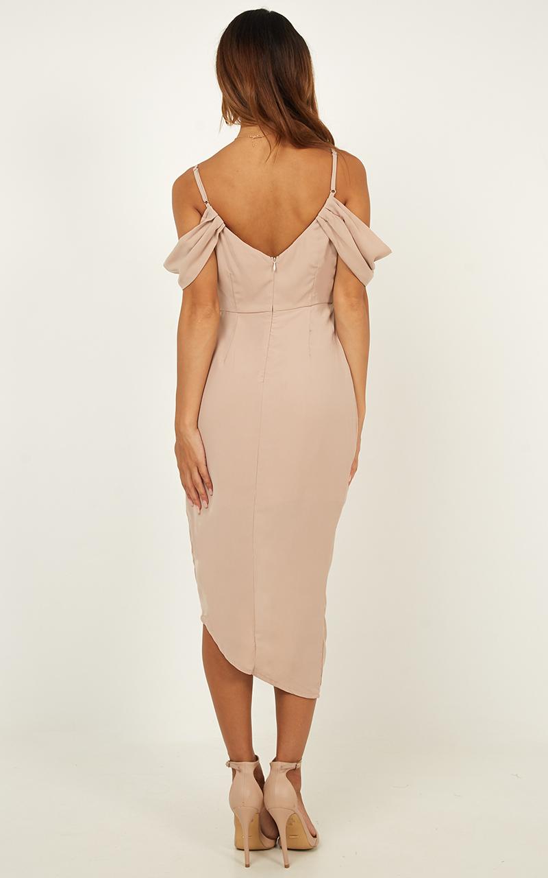 Give Me More Dress In Beige
