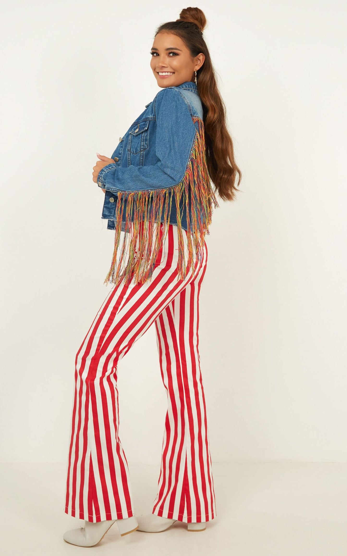 Come For Me Denim Jacket In Blue Wash