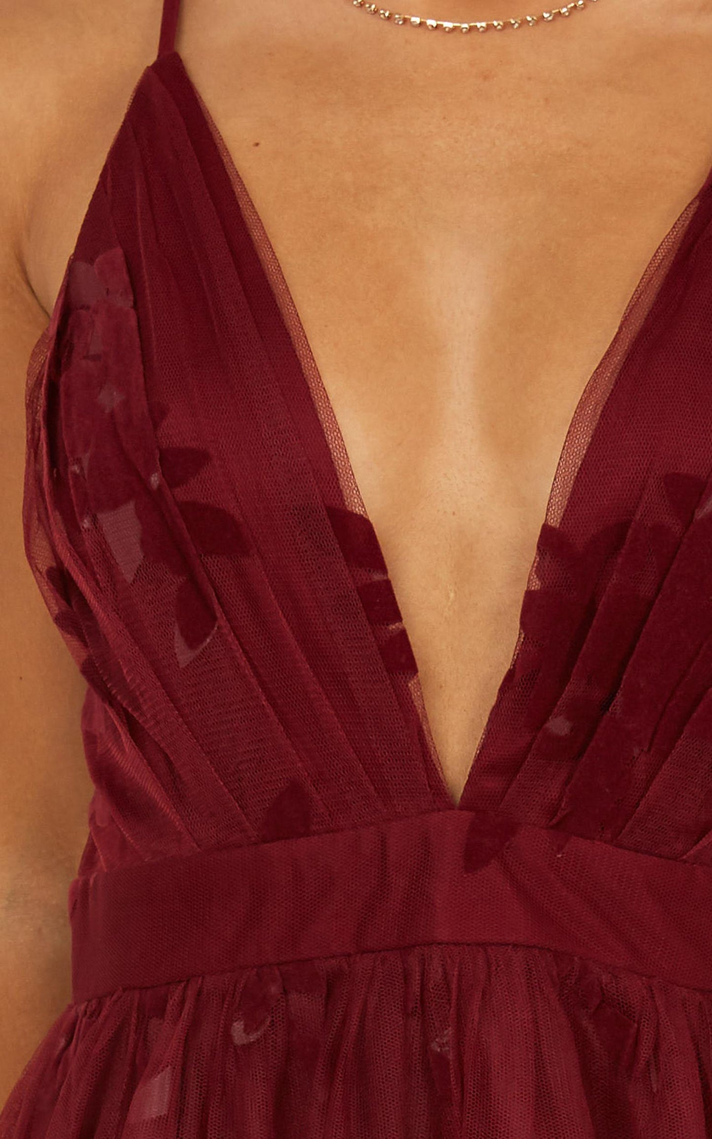 Moon Beam Dress In Wine