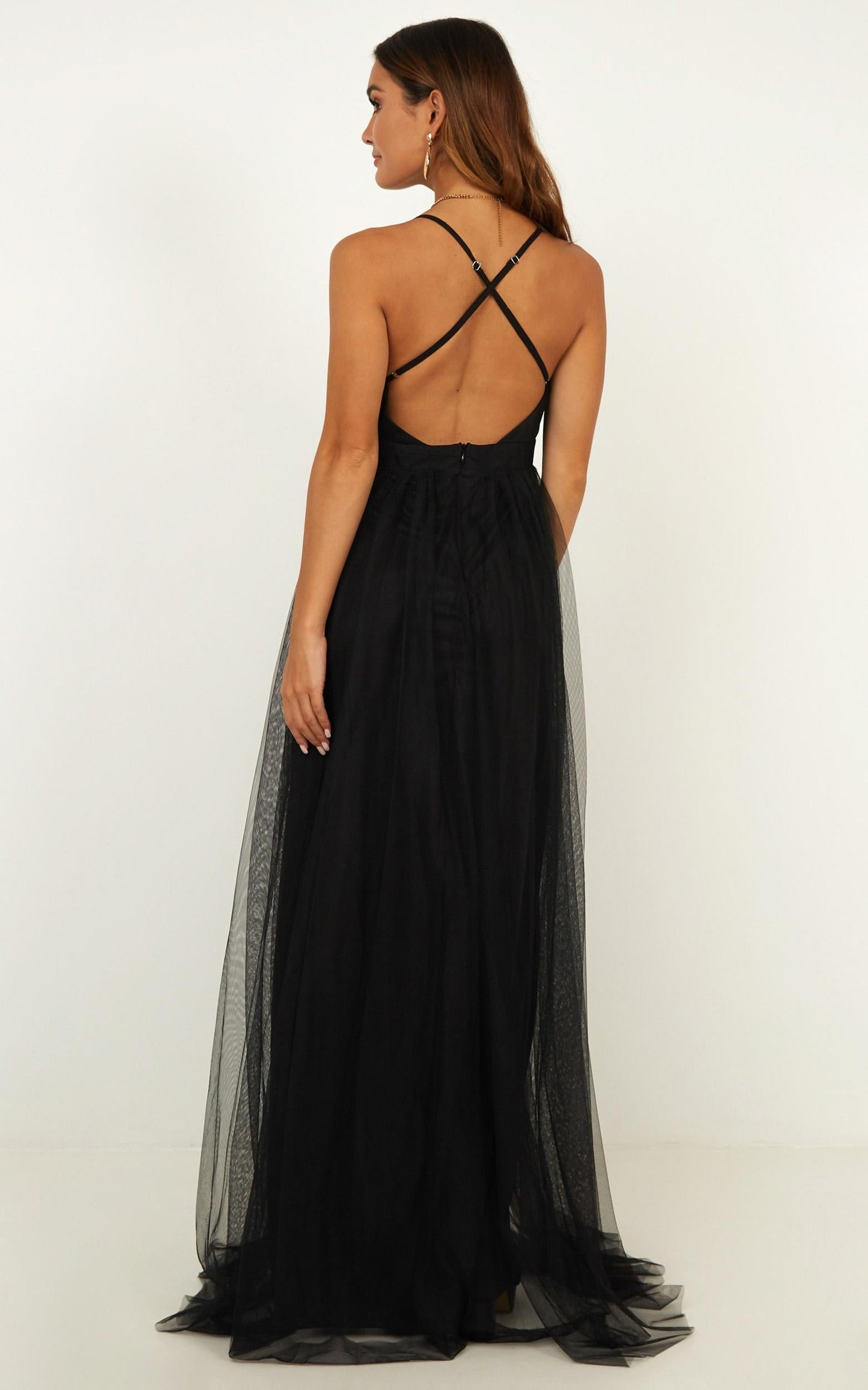 Celebrate Tonight Maxi Dress In Black